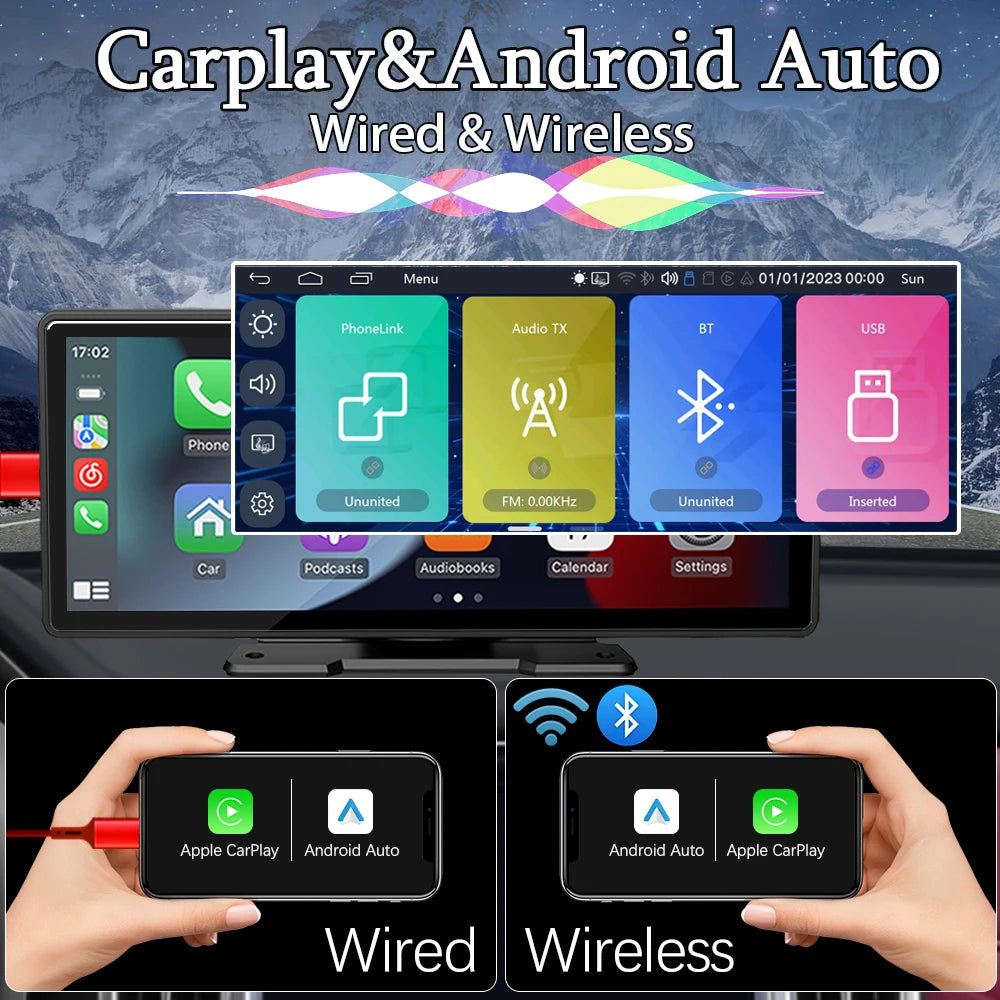 Carplay Multimedia Video Bluetooth Player