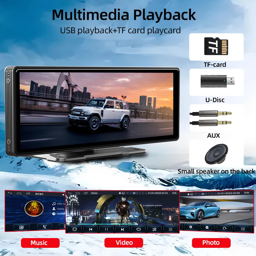 Carplay Multimedia Video Bluetooth Player