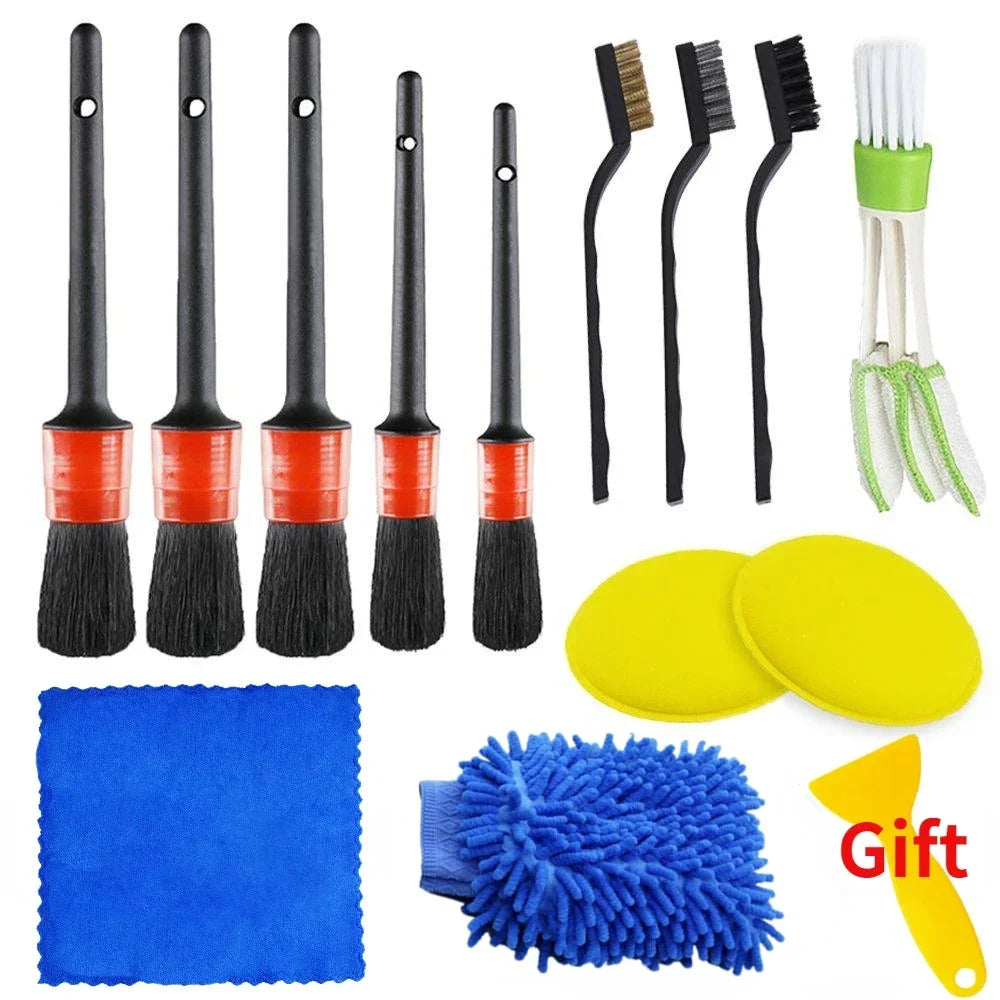 All-in-One Car Cleaning Kit – Drill Brush Set & Detailing Tools for a Spotless Ride