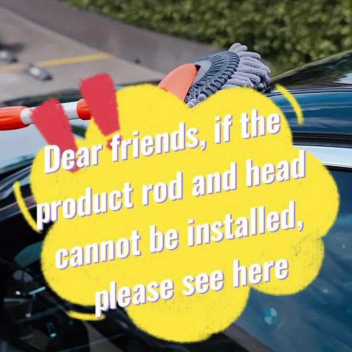Complete Car Wash Mop Kit – Scratch-Free Cleaning for Car, RV & Truck