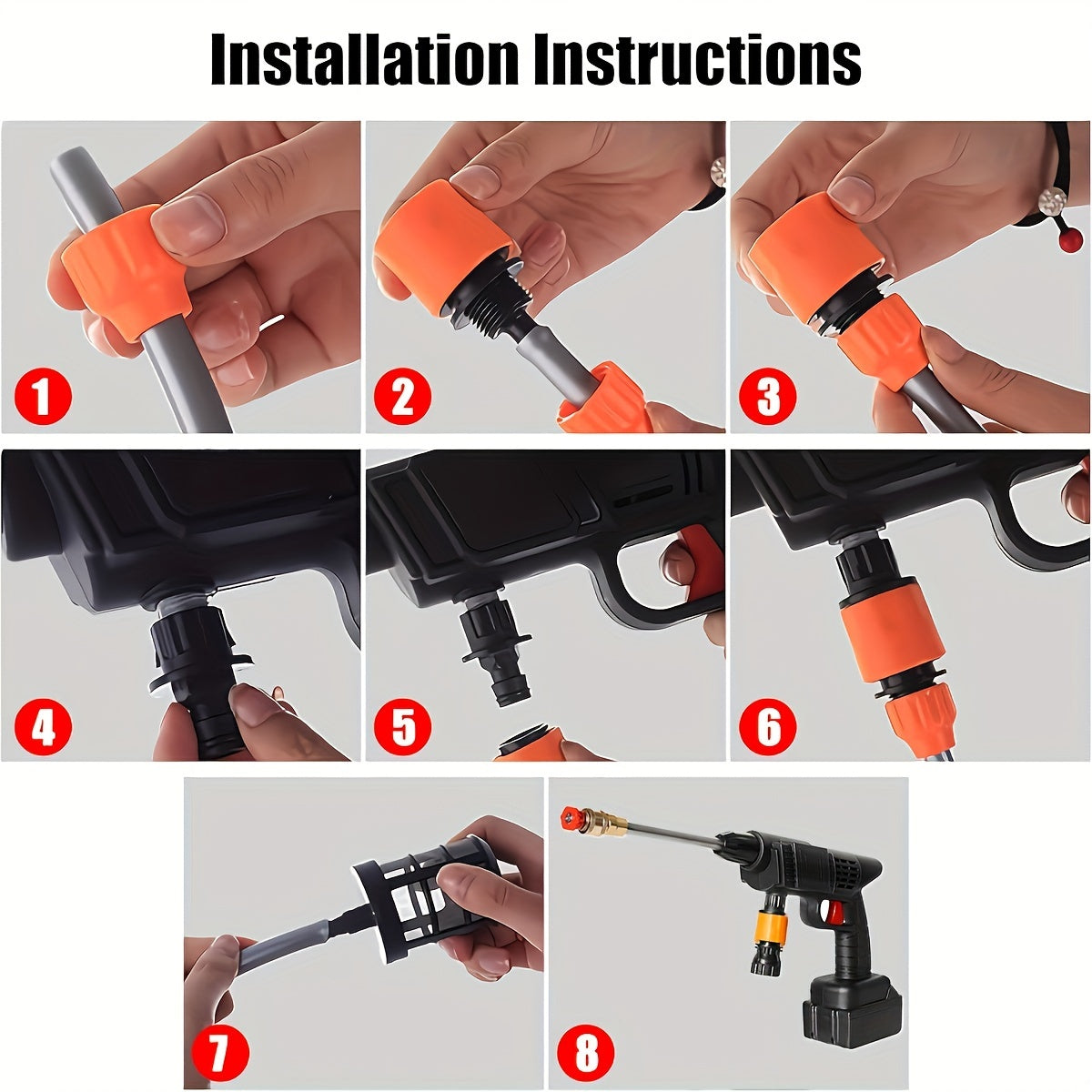 Cordless Pressure Washer - Portable Wireless High Pressure