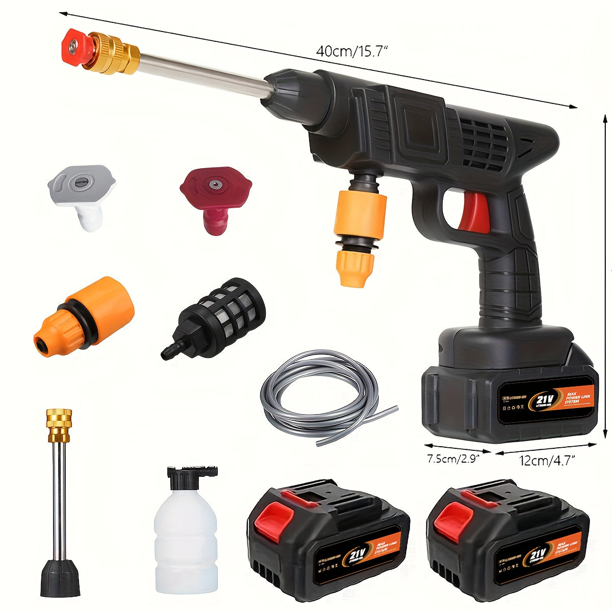 Cordless Pressure Washer - Portable Wireless High Pressure