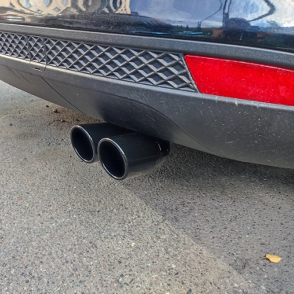 Universal Double Outlet Exhaust Muffler Tip