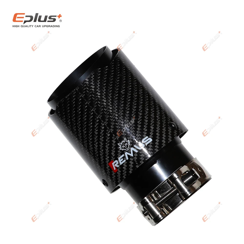 Universal Car Gloss Carbon Fiber Muffler Tip