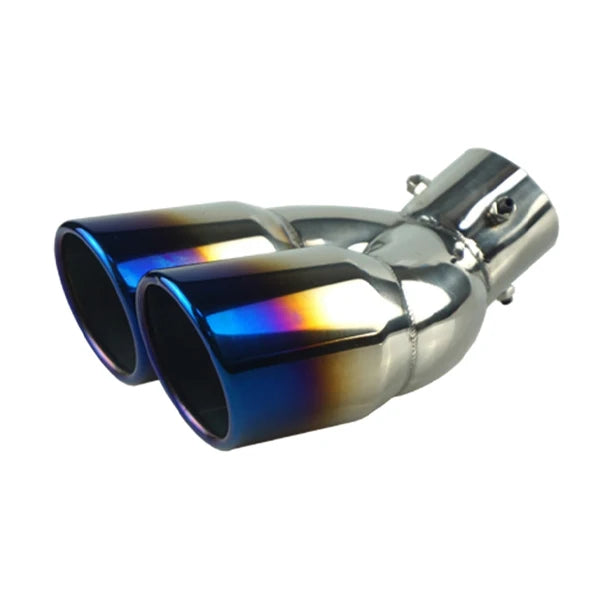Universal Double Outlet Exhaust Muffler Tip