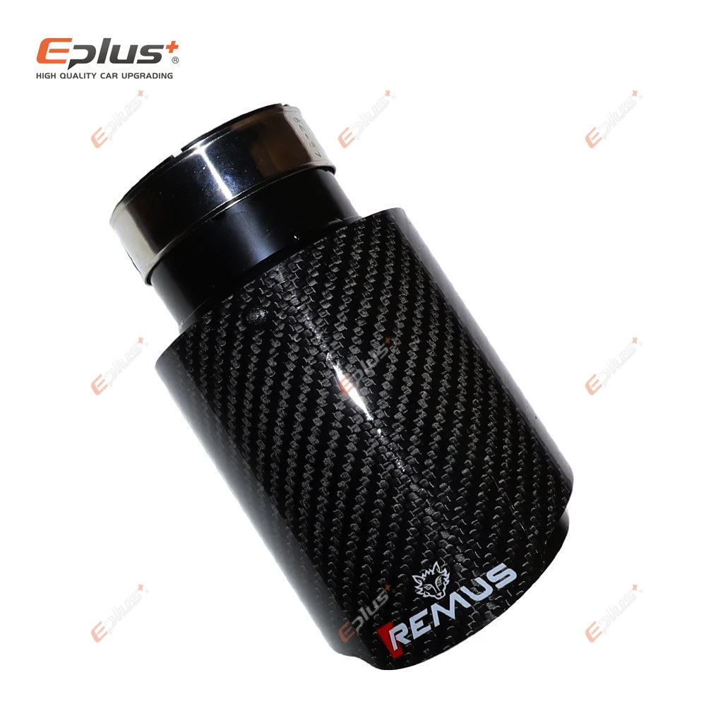 Universal Car Gloss Carbon Fiber Muffler Tip
