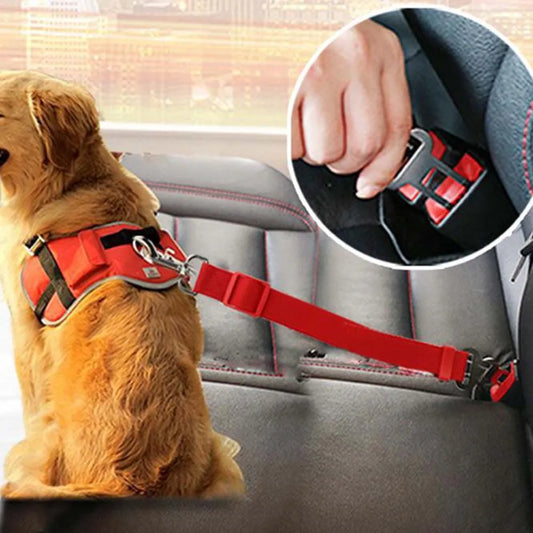Pet Car Safety Belt – Secure Travel for Small & Medium Dogs