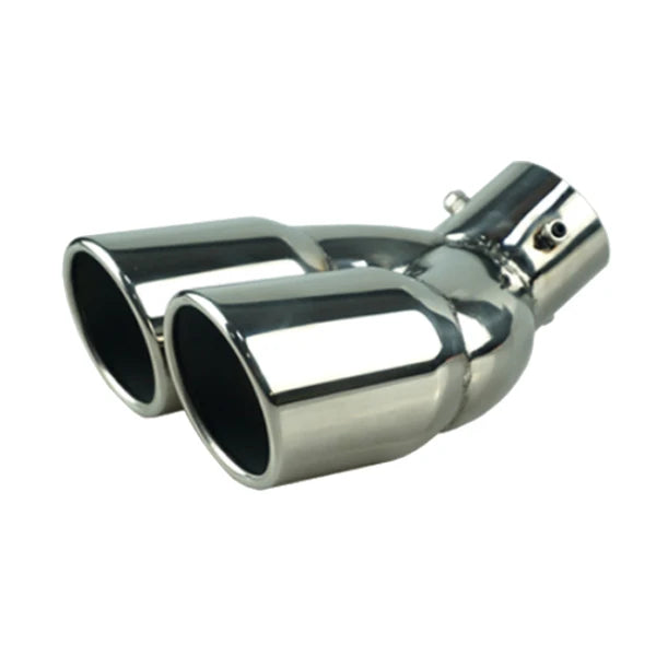 Universal Double Outlet Exhaust Muffler Tip