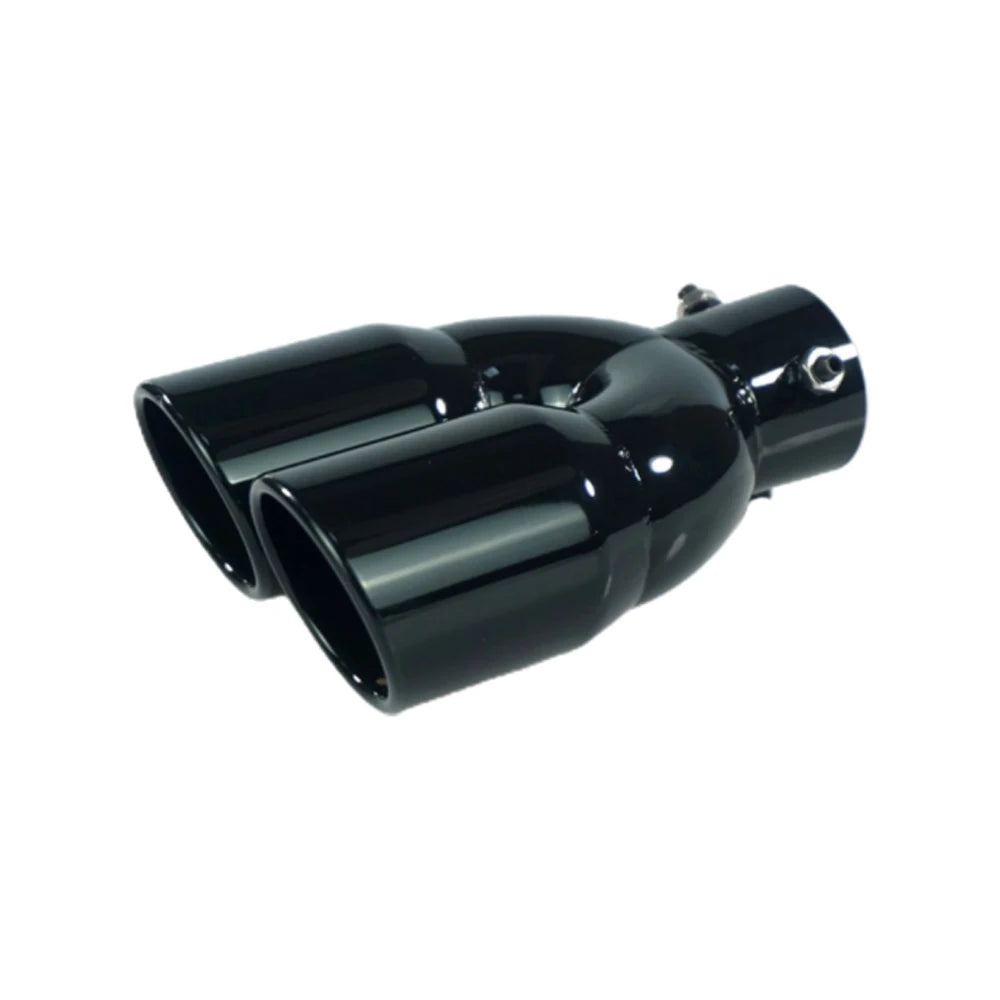 Universal Double Outlet Exhaust Muffler Tip