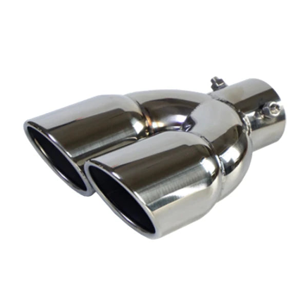 Universal Double Outlet Exhaust Muffler Tip