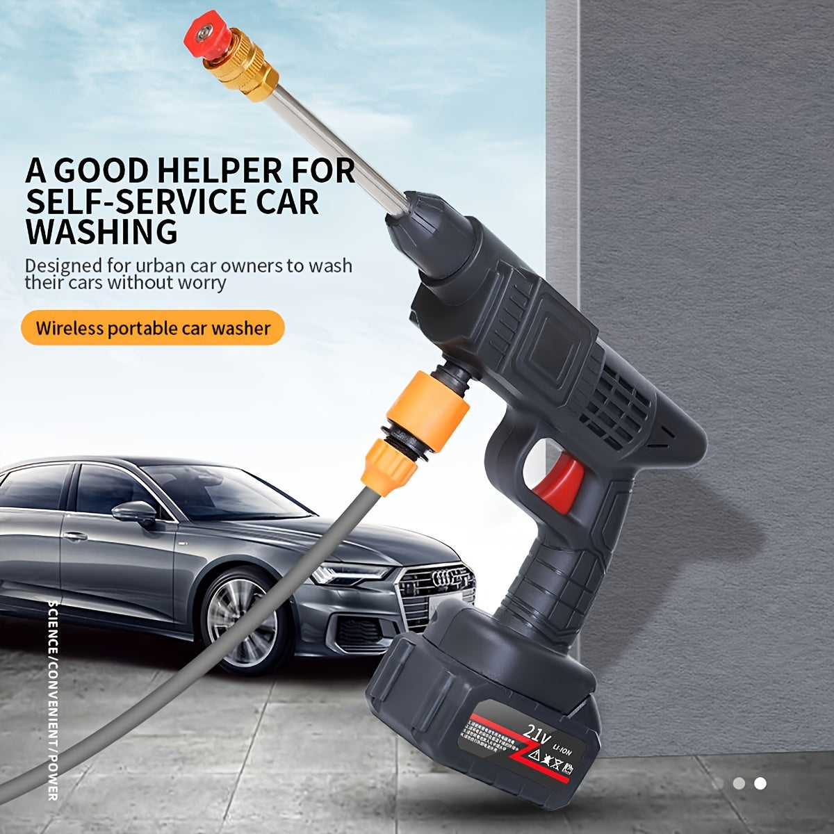 Cordless Pressure Washer - Portable Wireless High Pressure
